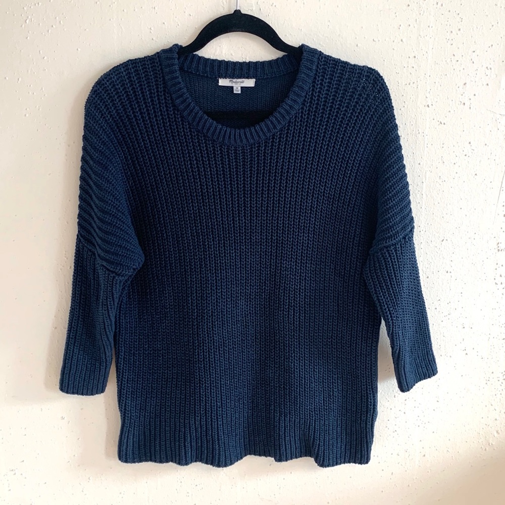 Madewell Shaker Chunky Pullover Sweater